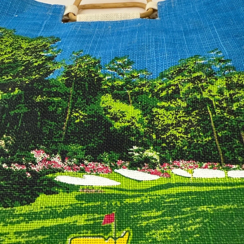 Masters Green and Blue Tote Bag - Picture 8 of 9